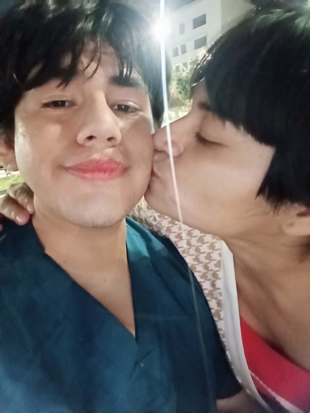 Momento inolvidable con María Elena 1